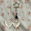 Heart Locket Keychain 