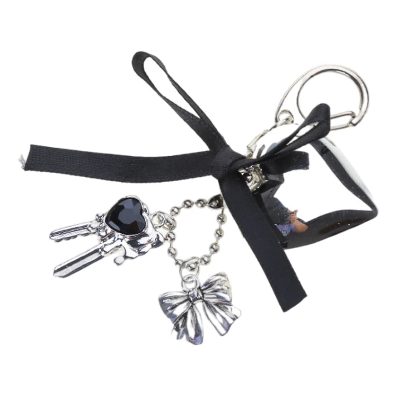 Big Heart Bowknot Keychain