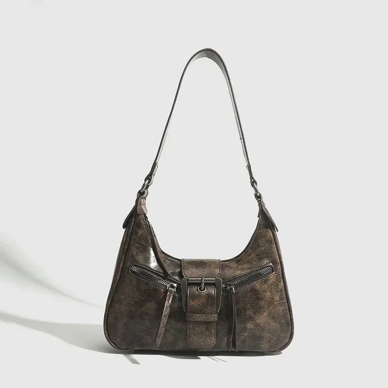 Belt Leather Shoulder Bag 