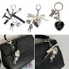 Big Heart Bowknot Keychain