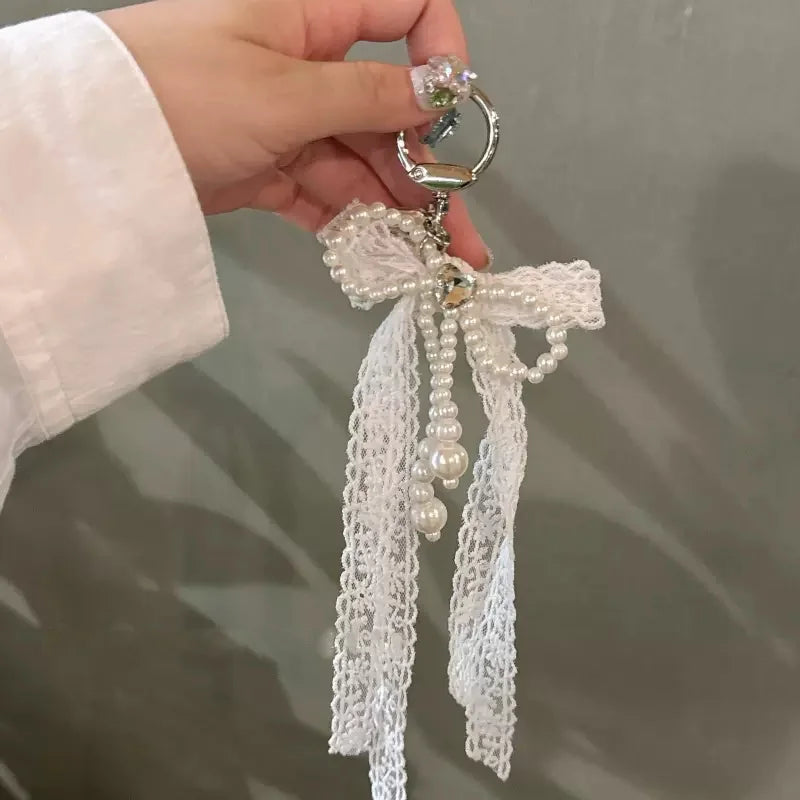  Lace Pearl Charm 